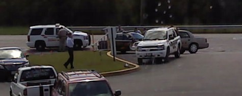 Intruders, gun causes lockdown scare
