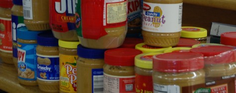 Library collects peanut butter for Haiti
