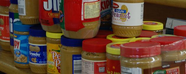Library collects peanut butter for Haiti