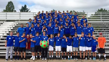 The boys soccer program at SPENSA. 