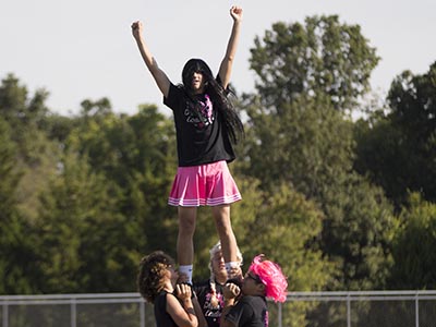 Powder Puff Cheerleaders