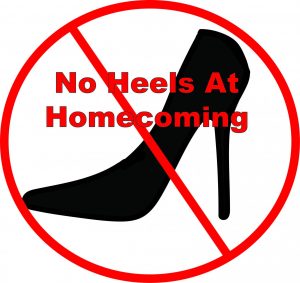 No Heels at Homecoming Dance on Turf