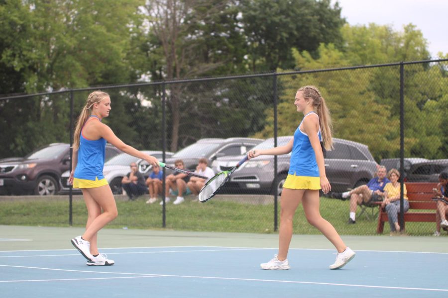 Girls Tennis Doubles Teams Win Howell Central Tournament