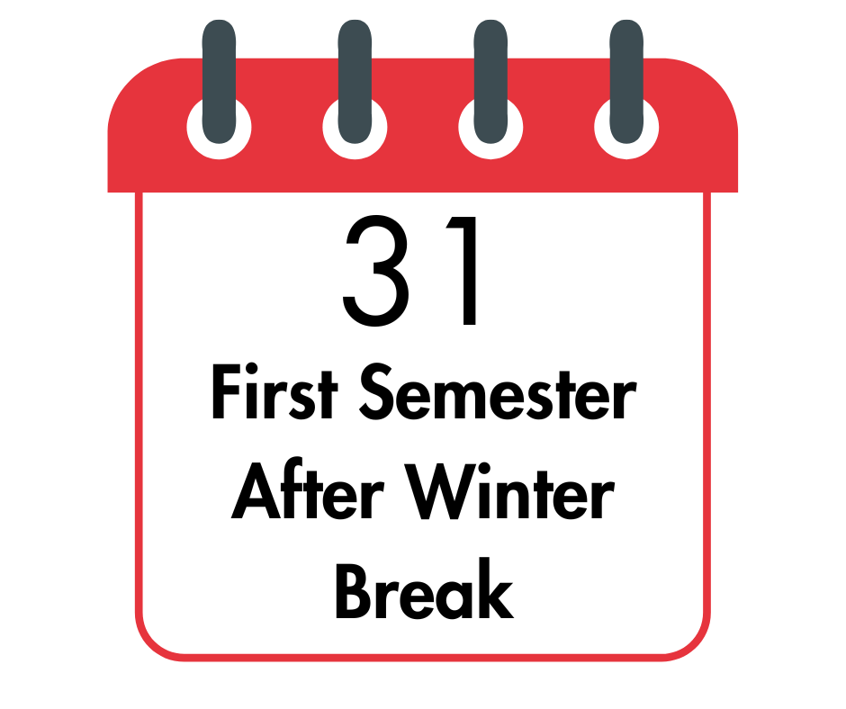 First Semester Before Winter Break